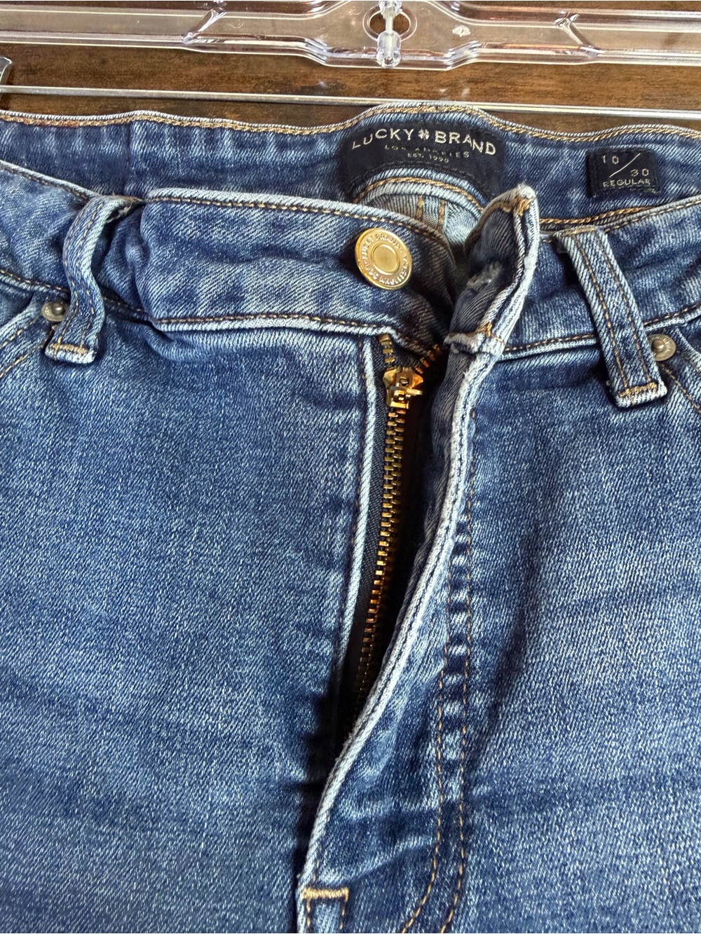 Lucky Brand Women’s Size 10/30R Mid Rise Skinny Hayden Jeans Medium Wash - Picture 13 of 15